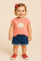 Calções de Ganga de Menina dos 6-9 meses aos 24-36 meses