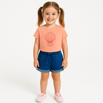 T-shirt Seashel Sound 2-7 anos