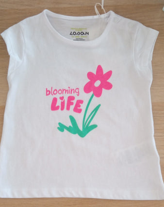 T-shirt de menina  Blooming Life