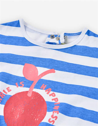 T-shirt de Menina Cherrie  do 6-9 meses ao 24-36 meses