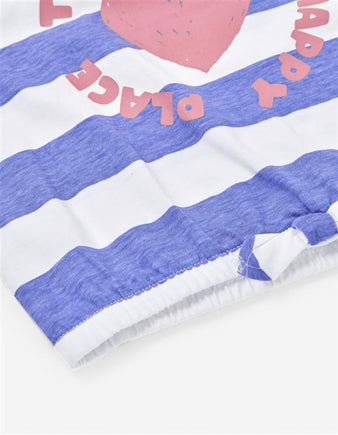 T-shirt de Menina Coração dos 2 aos 7 anos